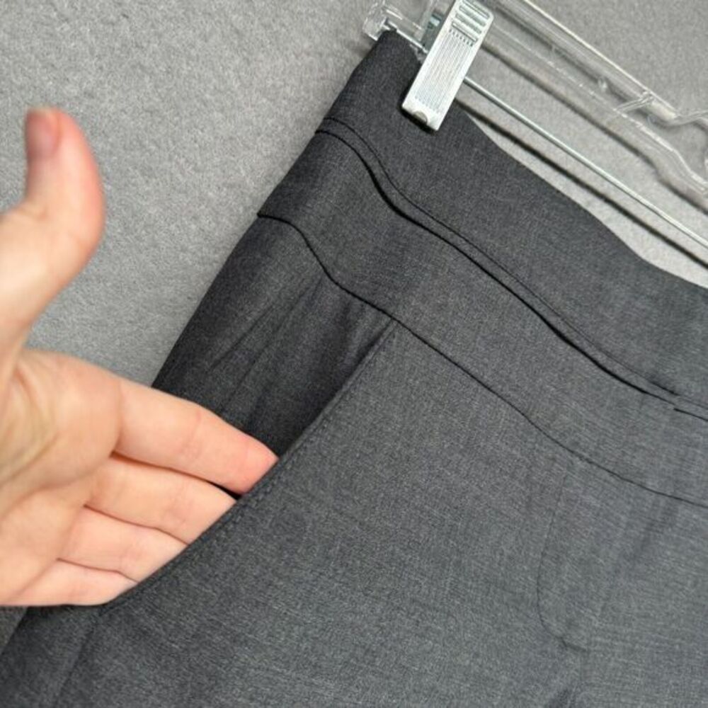 Bebe Dress Shorts Womens 0 Heather Gray Wool Blend Career Office Dressy Academia - Picture 7 of 10